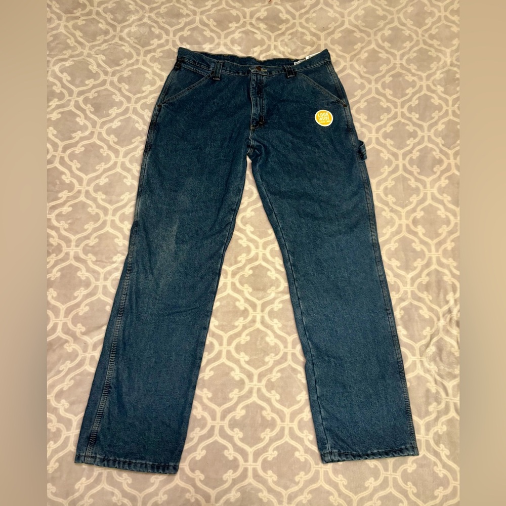 Wranglers Fleece Lined Mens Jeans size 34x32